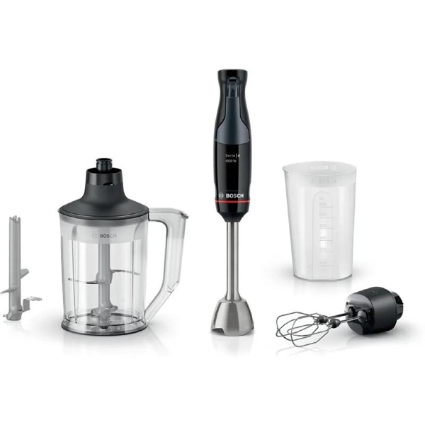 ხელის ბლენდერი Bosch MSM4B654, 1000W, 0.6L, Hand Blender, Black