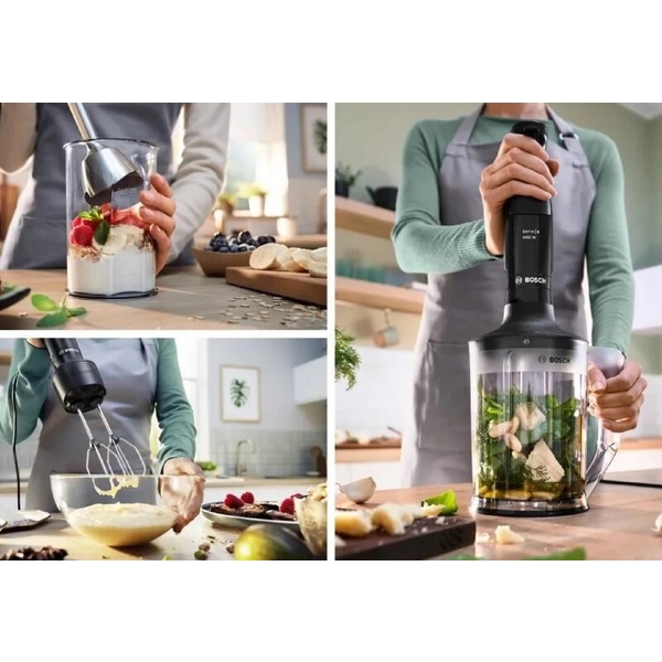 ხელის ბლენდერი Bosch MSM4B654, 1000W, 0.6L, Hand Blender, Black