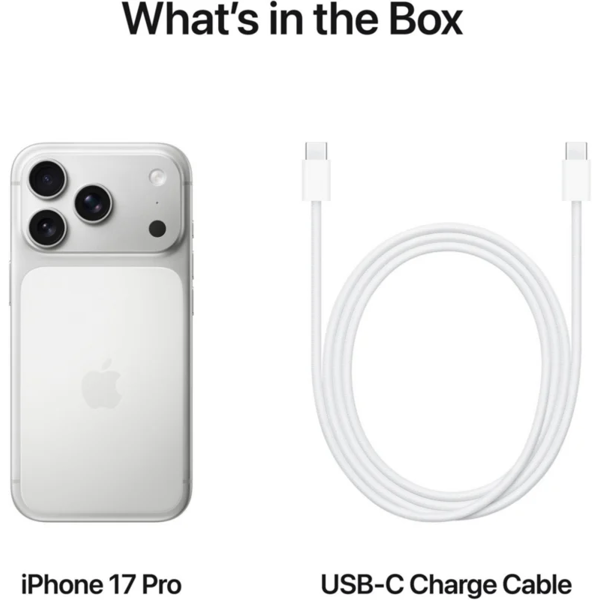 Mobile Phone Apple iPhone 17 Pro, 12GB, 256GB, SIM1 + ESIM, 5G, NFC, Silver