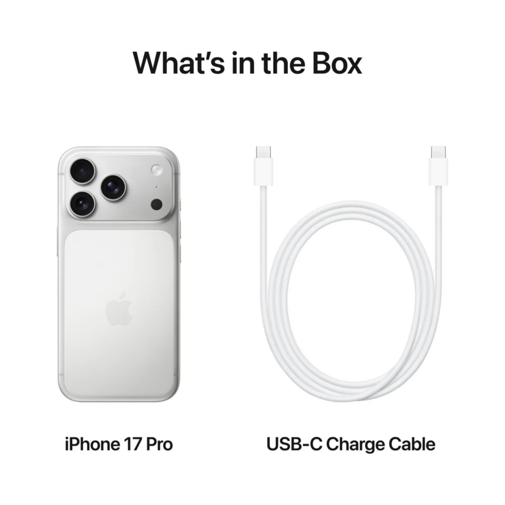 მობილური ტელეფონი Apple iPhone 17 Pro, 12GB, 256GB, SIM1 + ESIM, 5G, NFC, Silver
