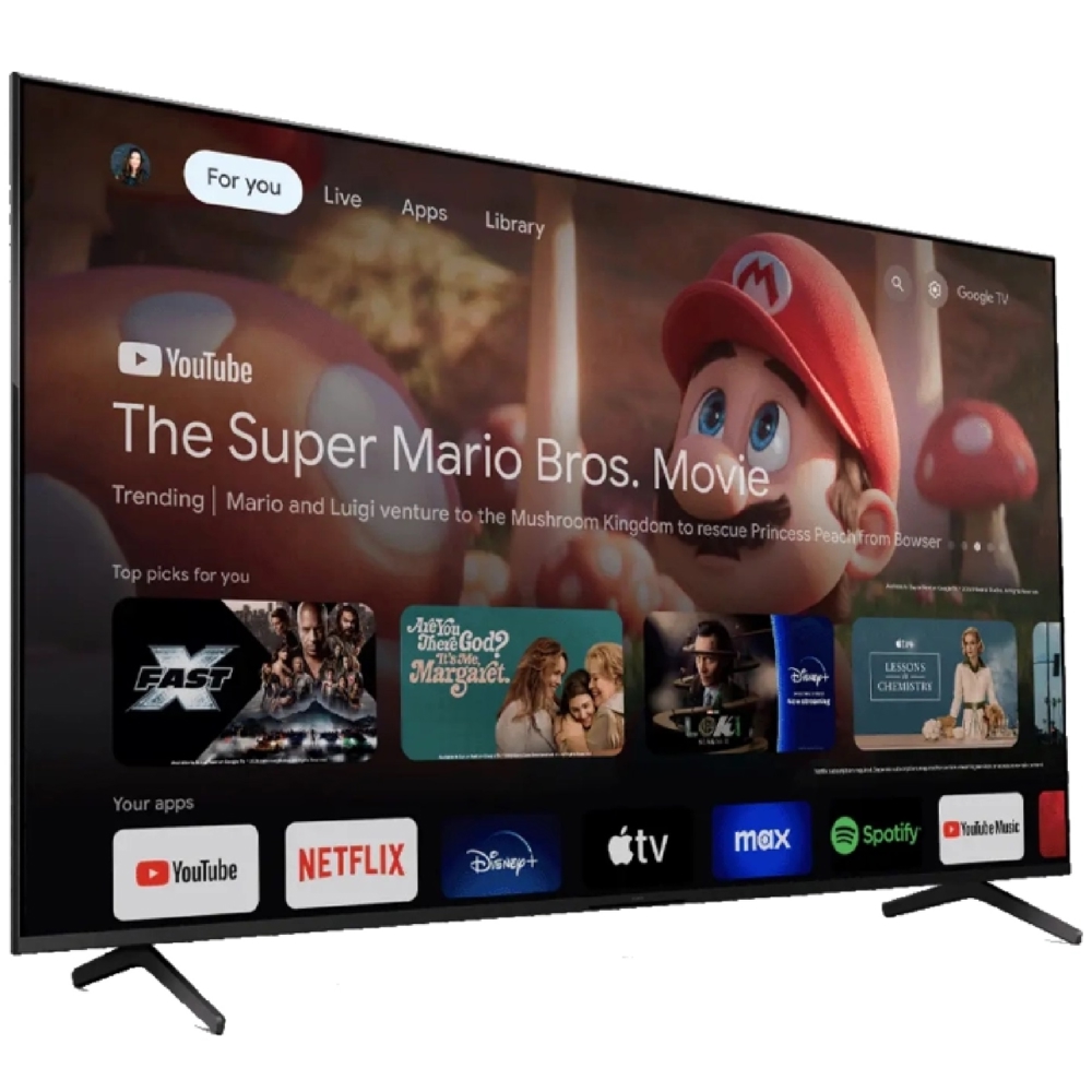 ტელევიზორი Sony K-75S30 Bravia 3, 75", 4K UHD, Smart TV, Android TV, HDMI, USB, LAN, WIFI, BT, Black