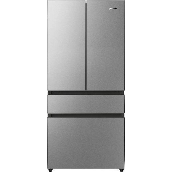 მაცივარი Gorenje NRM8181UX, 480L, F, No Frost, Refrigerator, Silver
