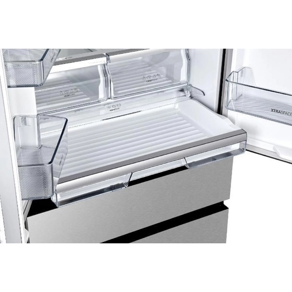 მაცივარი Gorenje NRM8181UX, 480L, F, No Frost, Refrigerator, Silver