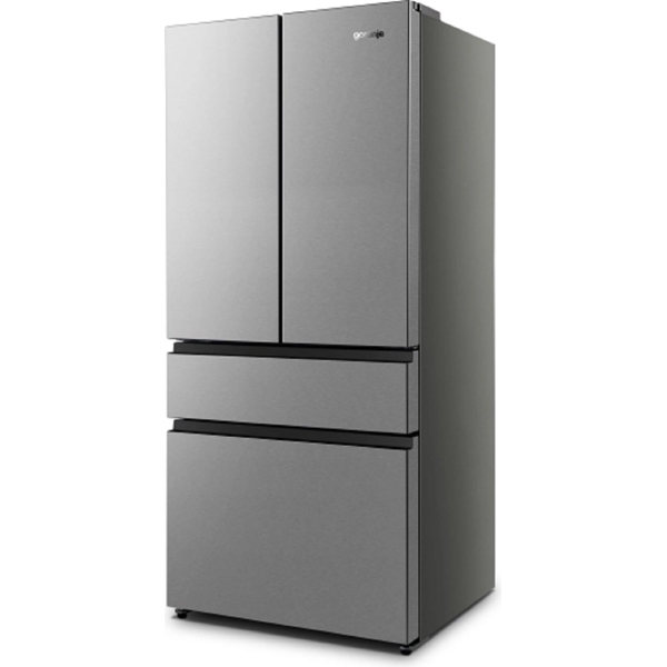 მაცივარი Gorenje NRM8181UX, 480L, F, No Frost, Refrigerator, Silver