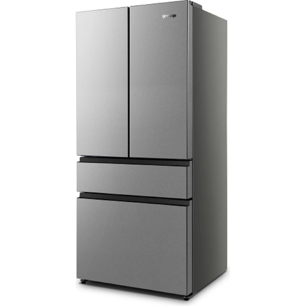 Refrigerator Gorenje NRM8181UX, 480L, F, 40dB, No Frost, Silver