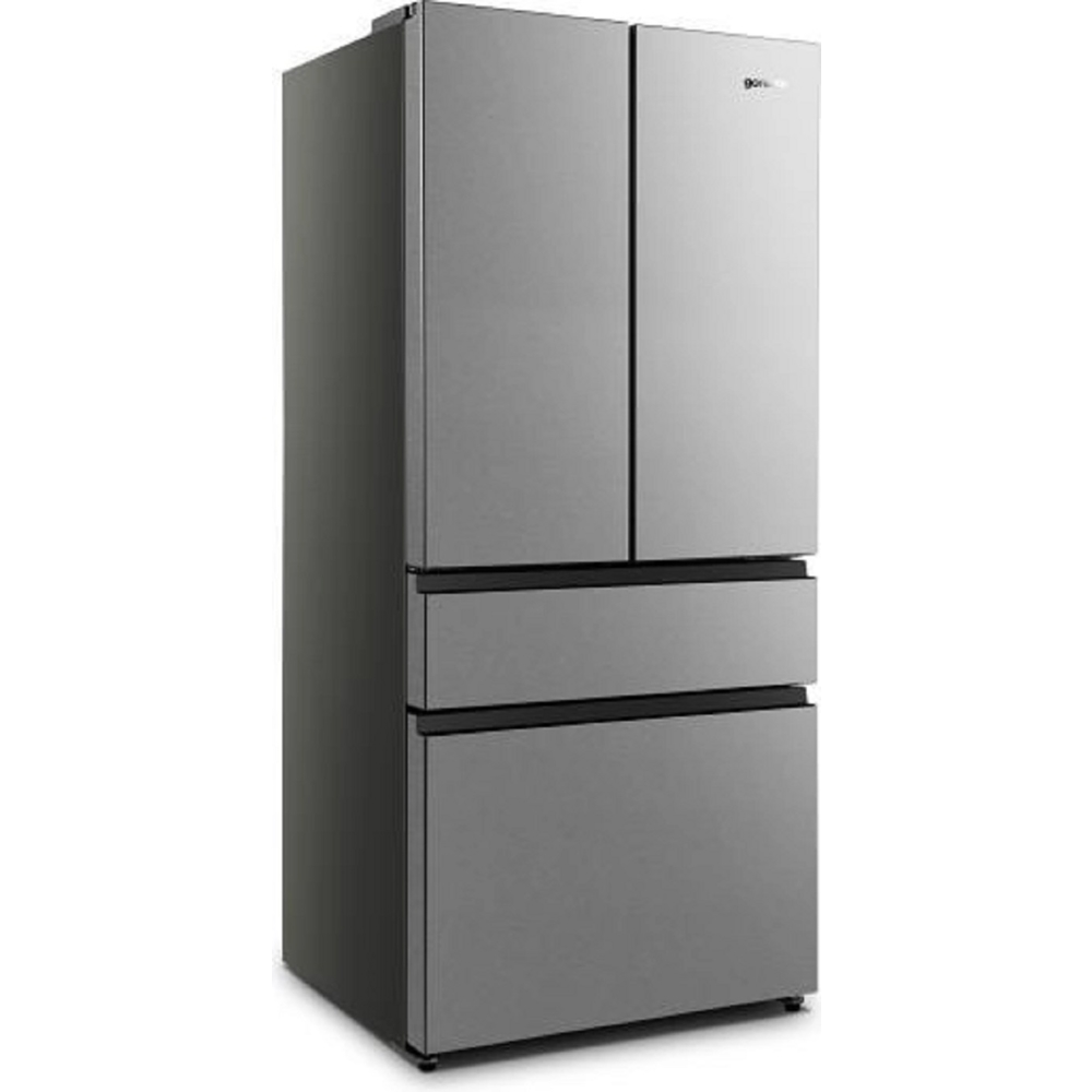 Refrigerator Gorenje NRM8181UX, 480L, F, 40dB, No Frost, Silver
