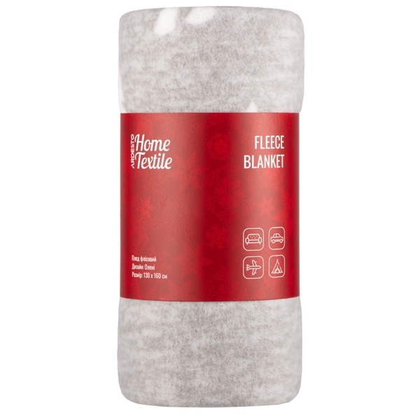 პლედი Ardesto ART0716PB Christmas Fleece, Blanket, Deer