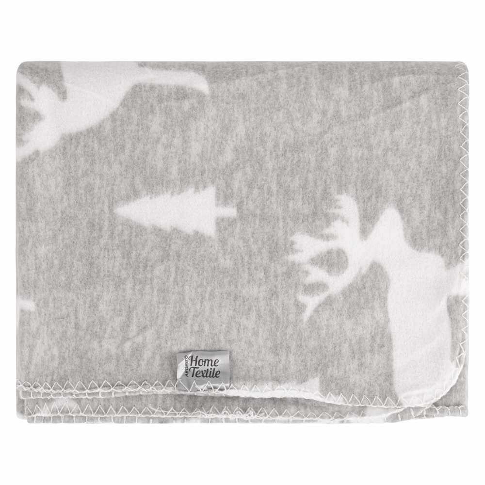 პლედი Ardesto ART0716PB Christmas Fleece, Blanket, Deer