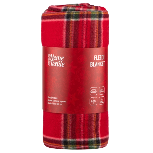 პლედი Ardesto ART0717PB Christmas Fleece, Blanket, Classic Tartan