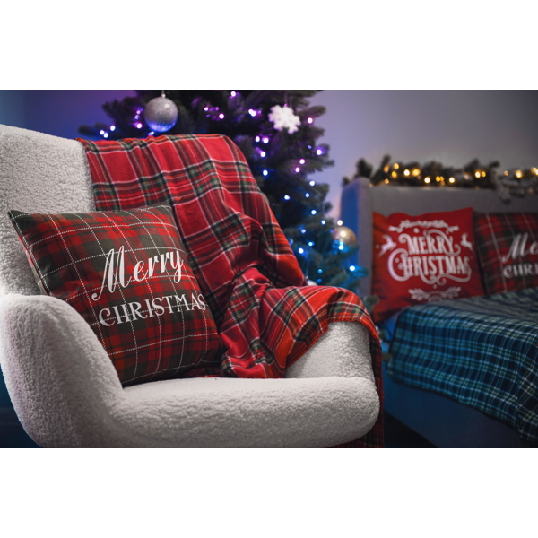 პლედი Ardesto ART0717PB Christmas Fleece, Blanket, Classic Tartan