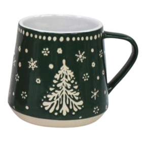 ჭიქა Ardesto AR3091 Christmas New Year's, 350ml, Mug, Green