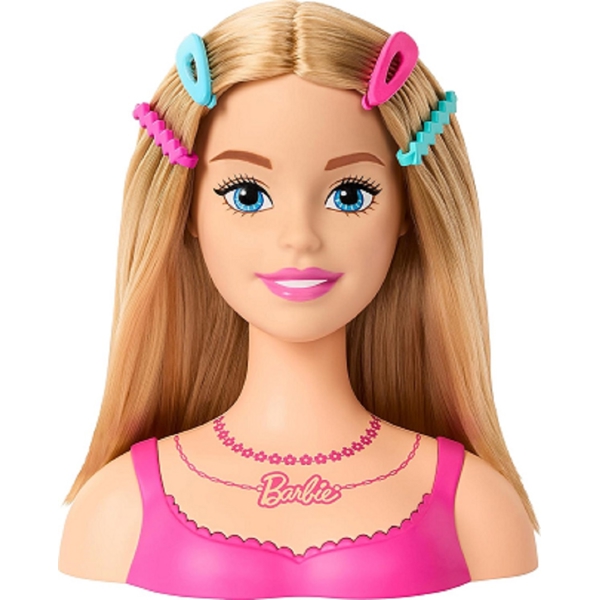 ბარბის სათამაშო ნაკრები MATTEL HMD88, 20Pcs, Barbie Doll Styling Head