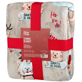 პლედი Ardesto ART0120PB Christmas Flannel, Blanket, Christmas Cats