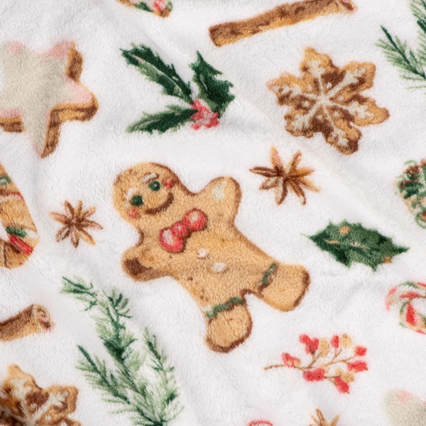 პლედი Ardesto ART0118PB Christmas Flannel, Blanket, Gingerbread
