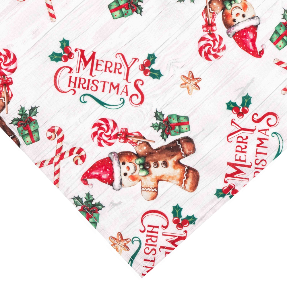 მაგიდის გადასაფარებელი Ardesto ART07HG Christmas Gingerbread, Tablecloth, Red