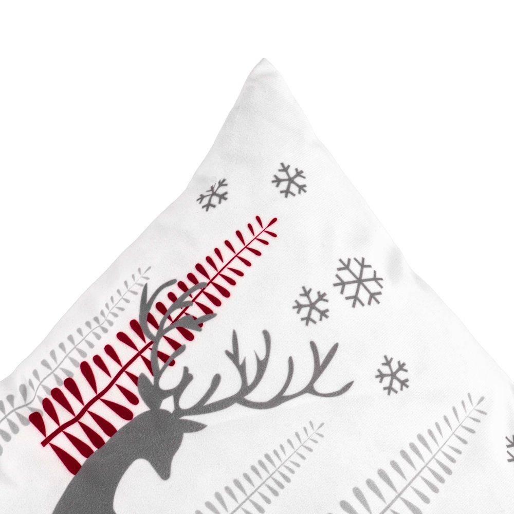 Pillow Ardesto ART1032HD Christmas Deer, White