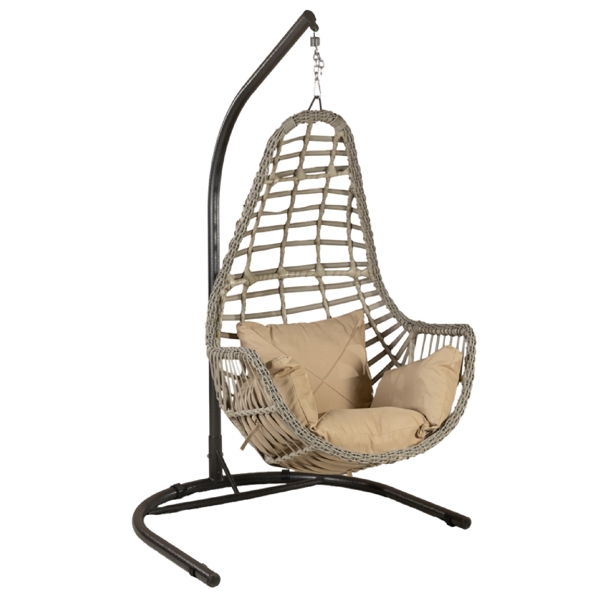 ბუდე საქანელა Comfort Room KULE-CREM, Chair, Beige