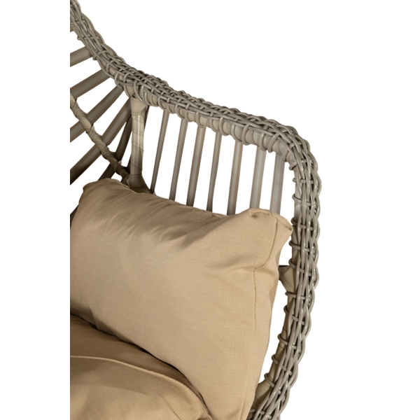 ბუდე საქანელა Comfort Room KULE-CREM, Chair, Beige