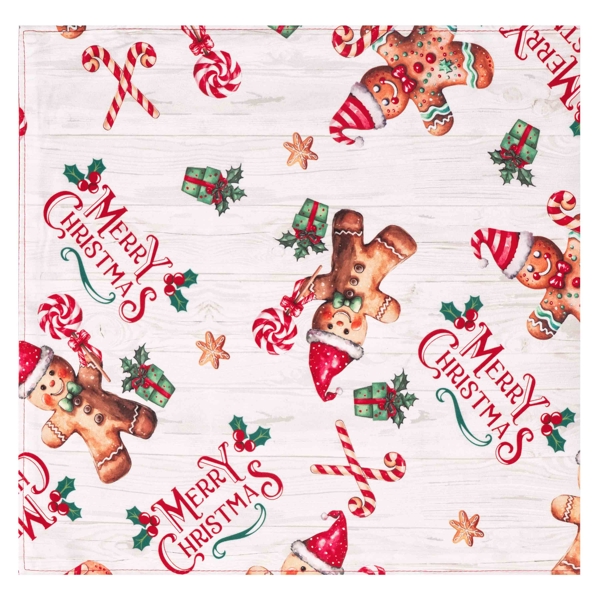 რანერი Ardesto ART01HCG Christmas Gingerbread, Runner, Red/White