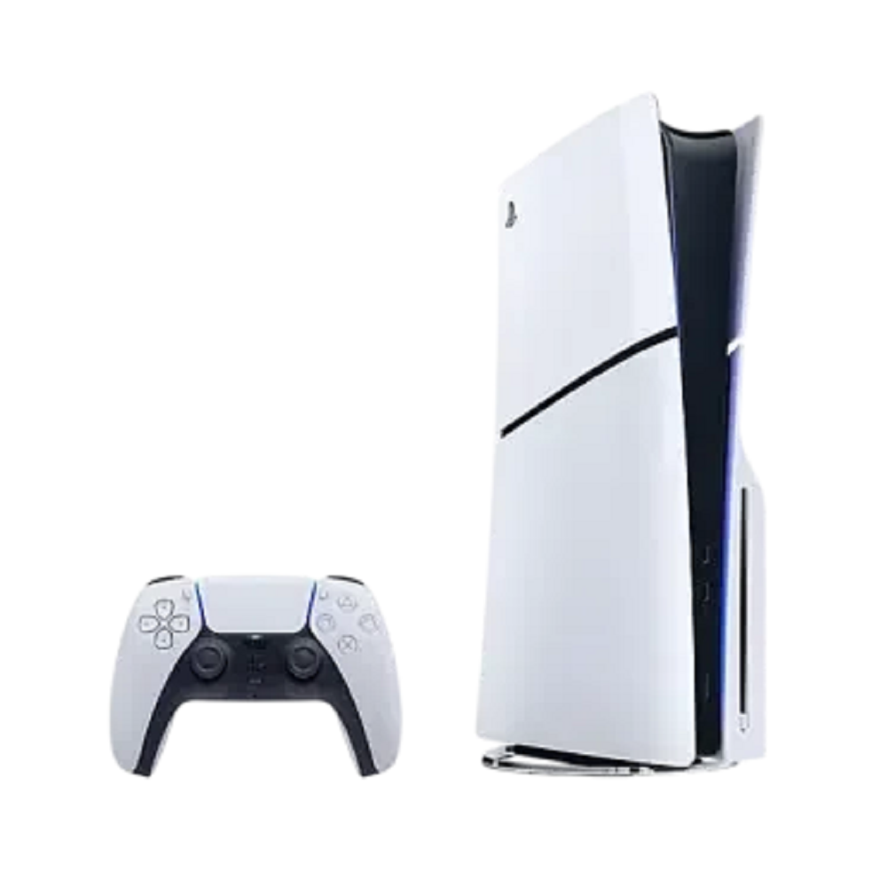 სათამაშო კონსოლი Sony PlayStation 5 Slim, PS5 Console, Disc Version with FC26  + DualSense With FC26, White