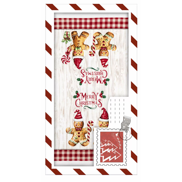 სამზარეულოს ხელსახოცი Ardesto ART3863HGB Christmas Tree, 2pcs, Gift Set Of Towels, Reed