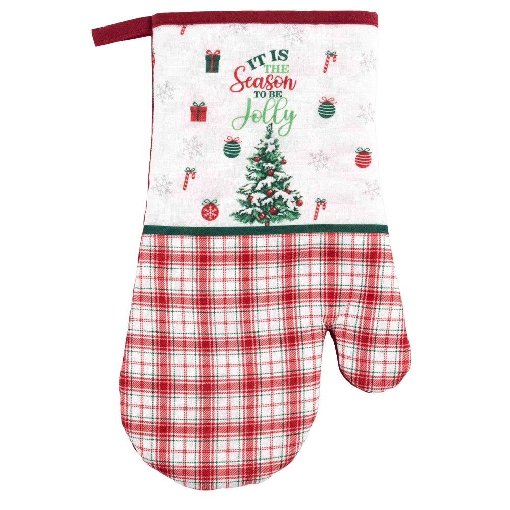 სამზარეულოს ნაკრები Ardesto ART14HTR Christmas Tree, 3pcs, Kitchen Gift Set, Red