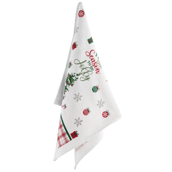 სამზარეულოს ხელსახოცი Ardesto ART3863HT Christmas Tree, 2pcs, Kitchen Towel Set, Green