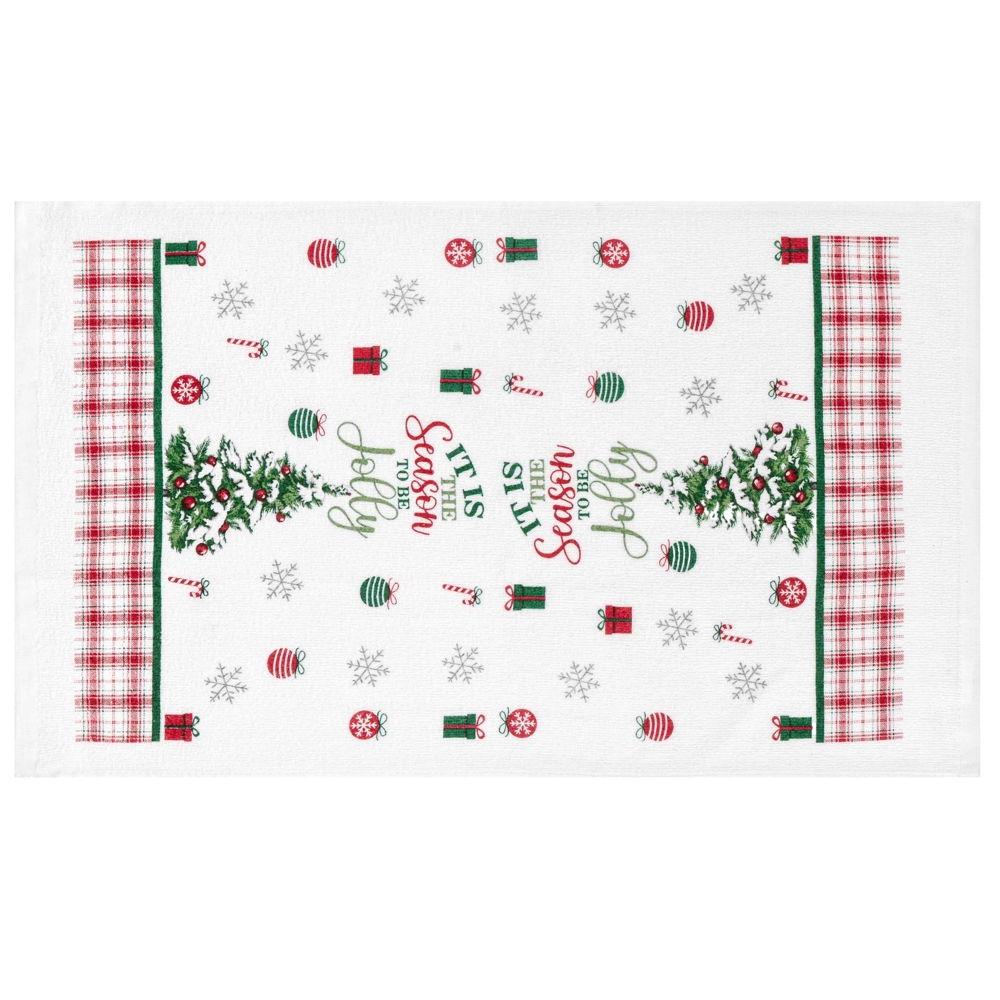 სამზარეულოს ხელსახოცი Ardesto ART3863HT Christmas Tree, 2pcs, Kitchen Towel Set, Green