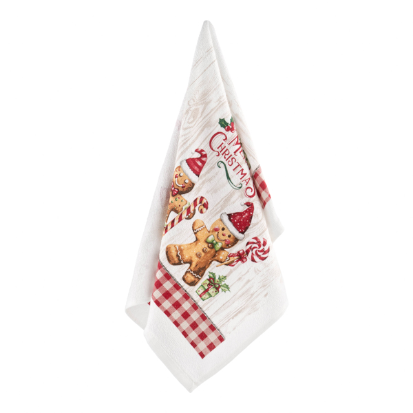 სამზარეულოს ხელსახოცი Ardesto ART3863HG Christmas Tree, 2pcs, Kitchen Towel Set, Red