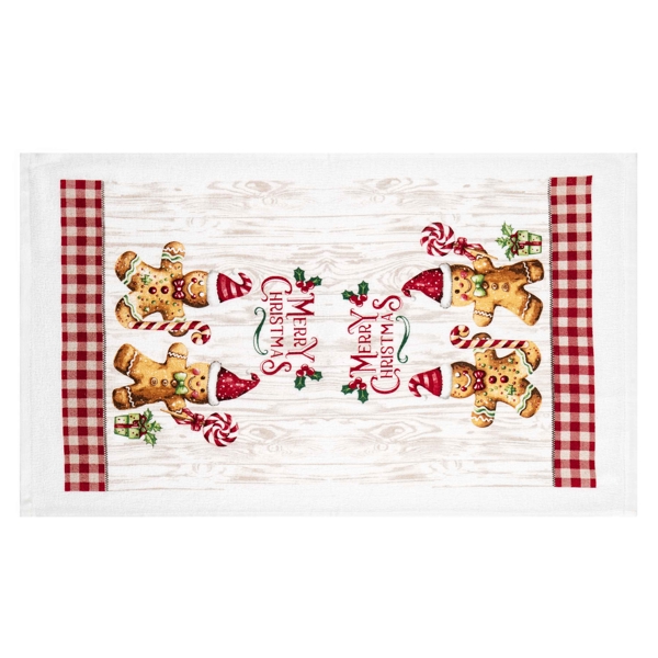 სამზარეულოს ხელსახოცი Ardesto ART3863HG Christmas Tree, 2pcs, Kitchen Towel Set, Red