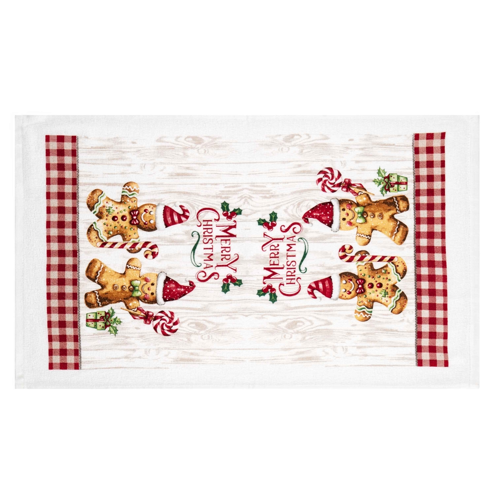 Kitchen Towel Set Ardesto ART3863HG Christmas Tree, 2pcs, Red