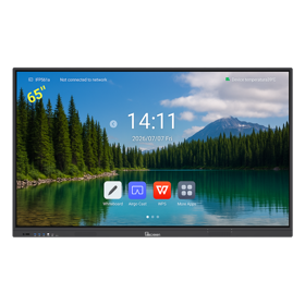 Allscreen Interactive Flat Panels DW65HT311D V2 T Series, 65”, Android 13, RAM 8GB, 128GB, Smart Board, Black