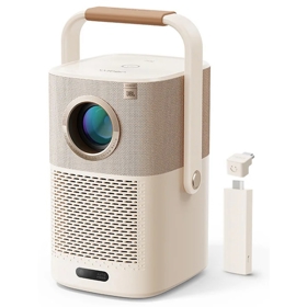 პროექტორი Yaber T2 Plus, LCD Projector, FHD 1920x1080, 450Lm, JBL Speakers, Beige