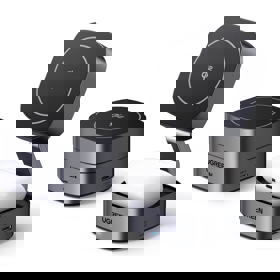 Magnetic Foldable Charging Station UGREEN W702 (35316) MagFlow Qi2, 25W, Dark Gray