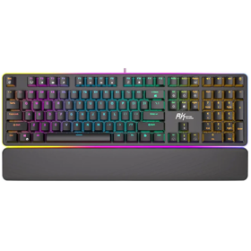 Mechanical Keyboard Royal Kludge RK918, Red switch, Wired, USB, Black