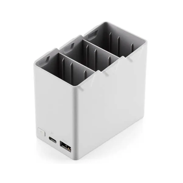 დრონის ბატარეის დამტენი DJI 6941565930798 Mini 4 Pro/Mini 3 Series Two-Way Charging Hub, Grey