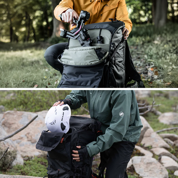 დრონის ჩანთა Pgytech 6976100486058 OnePro Focux, 25L, Drone Backpack, Space Black