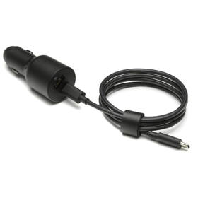 დრონის ელემენტის და კონტროლერის დამტენი DJI 6941565922922, 65W, Drone Battery and Controller Car Charger, Black