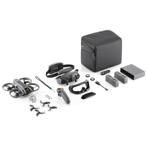დრონის კომპლექტი DJI 6941565980120 Avata 2 Fly More Combo (3 Battery), Drone Combo, Grey