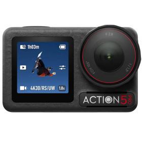 ექშენ კამერა DJI 6941565981059 Osmo Action 5 Pro Adventure Combo, Action Camera, Wi-Fi, Black