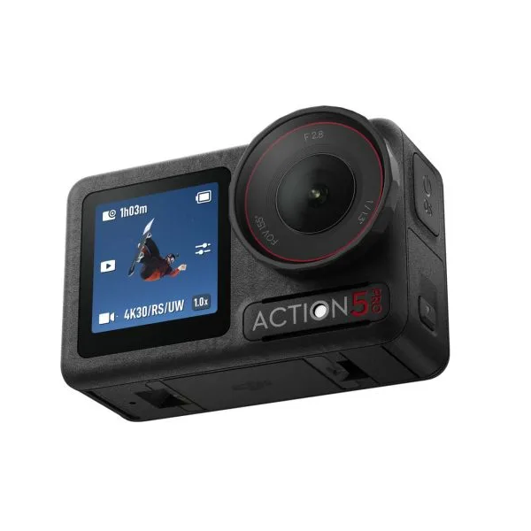 ექშენ კამერა DJI 6941565981059 Osmo Action 5 Pro Adventure Combo, Action Camera, Wi-Fi, Black