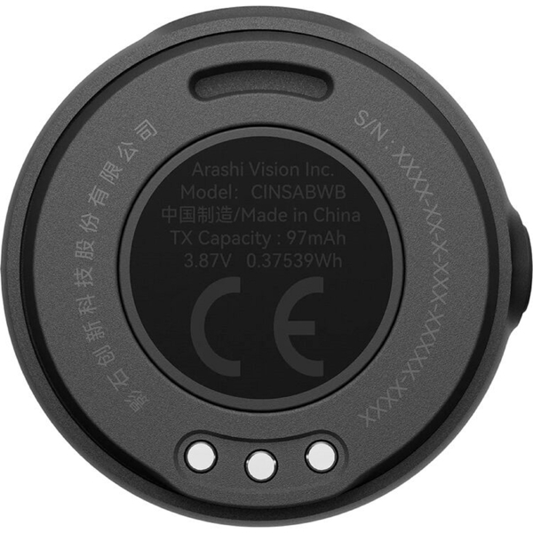 მიკროფონი DJI 6977644763421 Insta360 Mic Air Transmitter, Bluetooth, Black