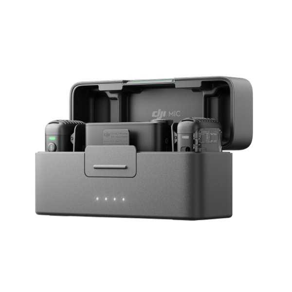 Microphone Set DJI 6937224116344 Mic 3 (2 TX + 1 RX + Charging Case), Black