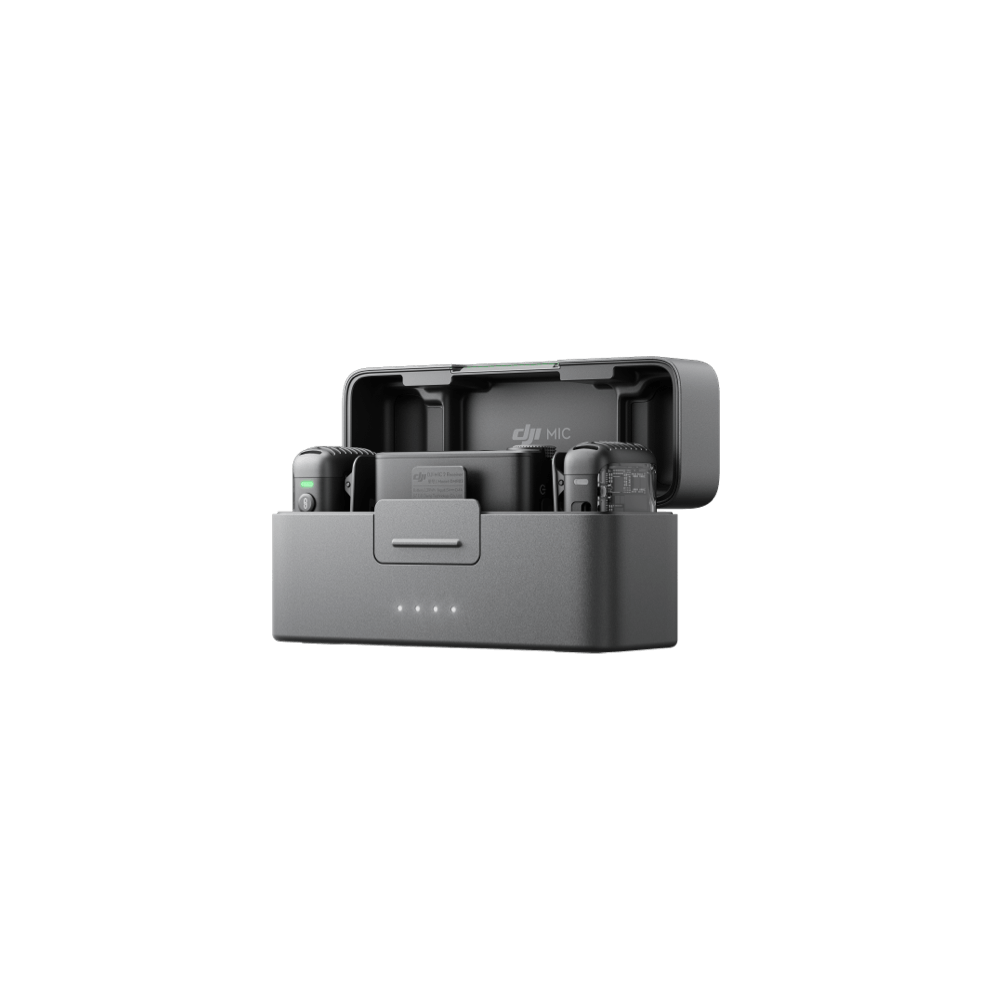 Microphone Set DJI 6937224116344 Mic 3 (2 TX + 1 RX + Charging Case), Black