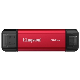 გარე მყარი დიკსი Kingston SPSD/512GB, 512GB, External SSD, USB 3.2, Red