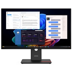 Monitor Lenovo 64AFGAT2EU ThinkVision T27UD-40, 27", UHD, IPS, USB-C, HDMI, DP, LAN, Black