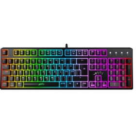 Mechanical Gaming Keyboard Xtrfy XG-K4-RGB-R-RUS K4, Kailh Red, Wired, RGB, USB-A, Black