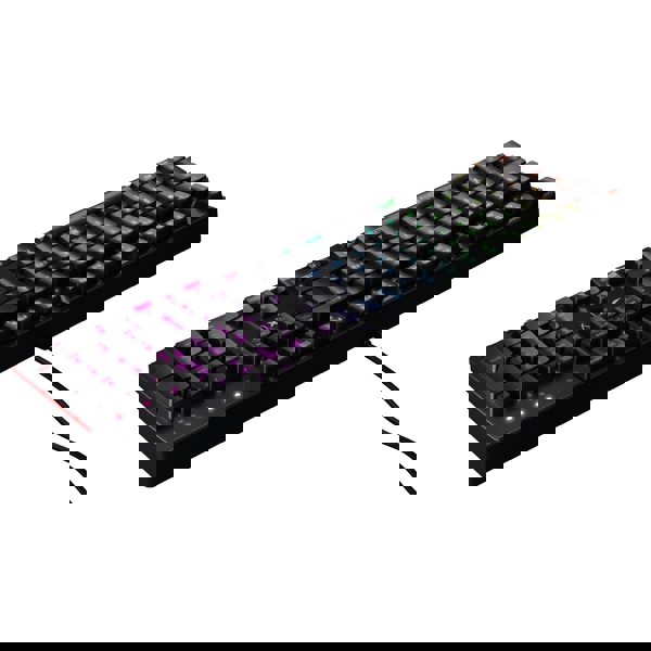 Mechanical Gaming Keyboard Xtrfy XG-K4-RGB-R-RUS K4, Kailh Red, Wired, RGB, USB-A, Black