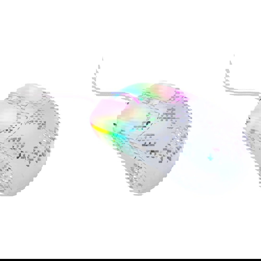 მაუსი Xtrfy XG-MZ1-WHITE-RGB MZ1, Wired, USB-A, RGB, Gaming Mouse, White