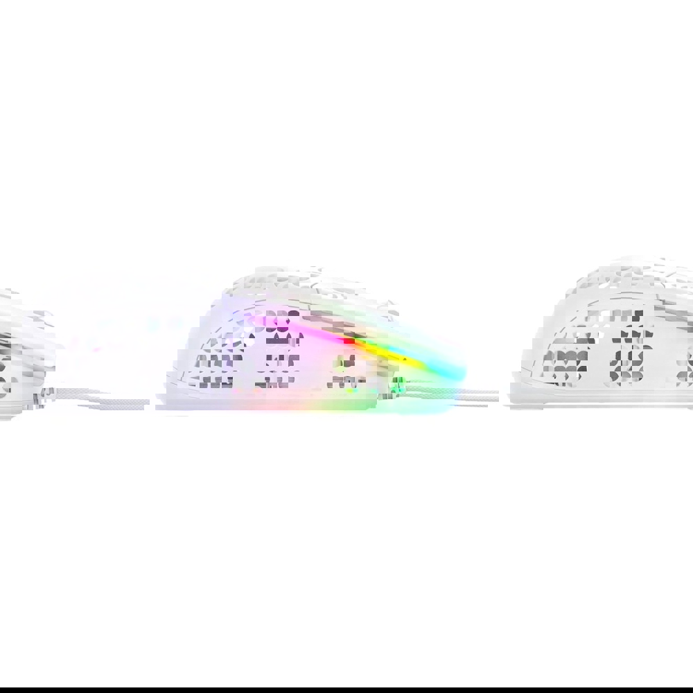 მაუსი Xtrfy XG-MZ1-WHITE-RGB MZ1, Wired, USB-A, RGB, Gaming Mouse, White